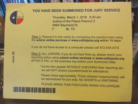 Is summoned for service and have served as a petit <strong>juror</strong> in Harris County during the current <strong>jury</strong> wheel reconstitution period. . I lost my jury duty summons texas